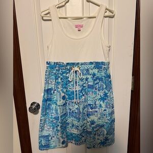 Lilly Pulitzer toile tank dress M